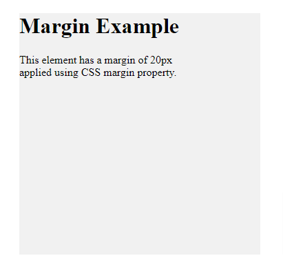 CSS Margin: Controlling Spacing Around HTML Elements